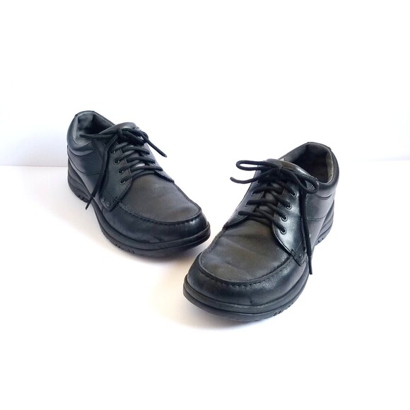 Dansko Other - DANSKO Men's Wyatt Oxford Shoes Black Leather Lace Up Sz 43 9.5 10